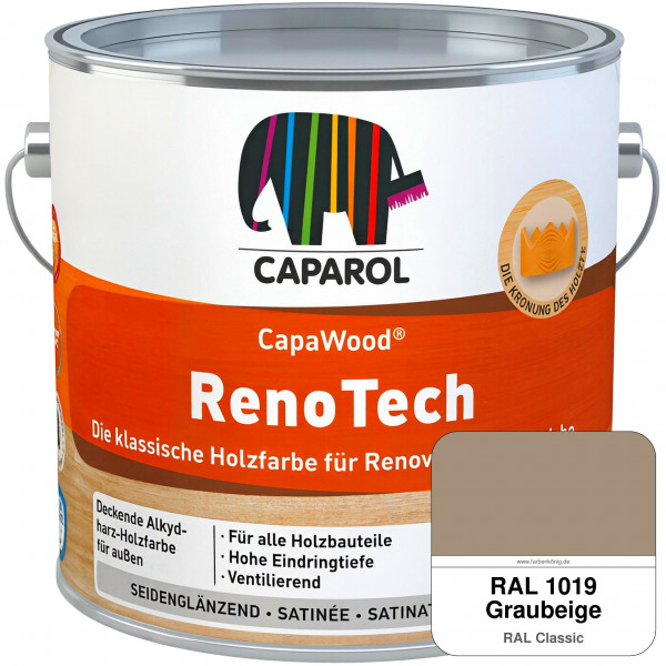 CapaWood® RenoTech (RAL 1019 Graubeige) - ersetzt Capadur RenoTech