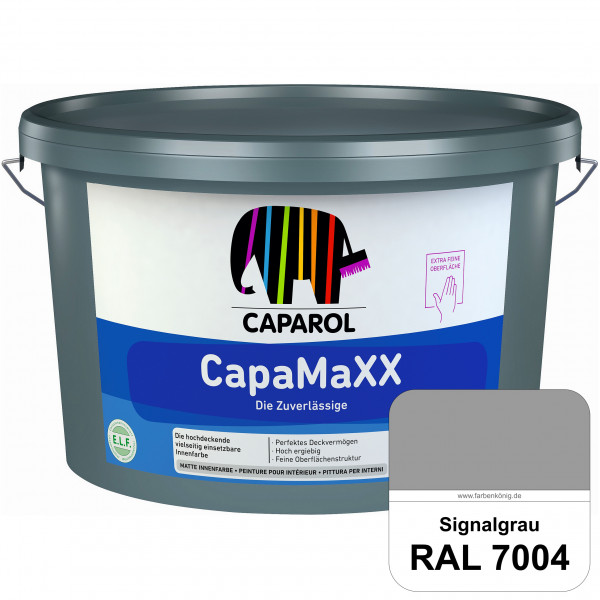 CapaMaXX (RAL 7004 Signalgrau) tuchmatte Innenfarbe mit hohem Deckvermögen und Ergiebigkeit