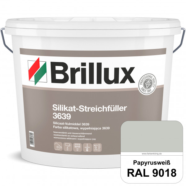 Silikat-Streichfüller ELF 3639 (RAL 9018 Papyrusweiß) Wetterbeständiger, gebrauchsfertiger Streichfü