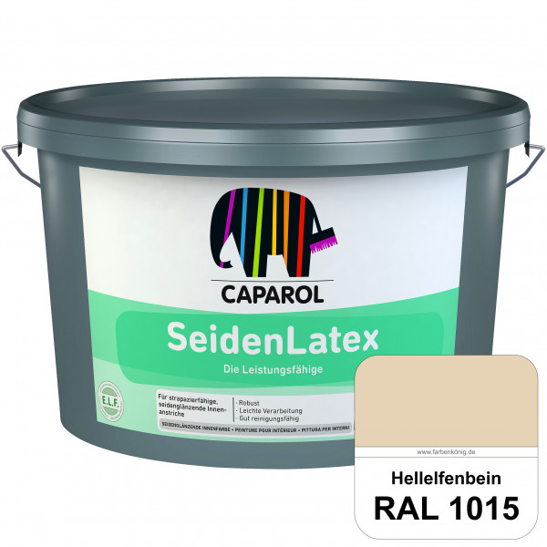 SeidenLatex ELF (RAL 1015 Hellelfenbein) strapazierfähige, scheuerbeständige und seidenmatte Latexfa