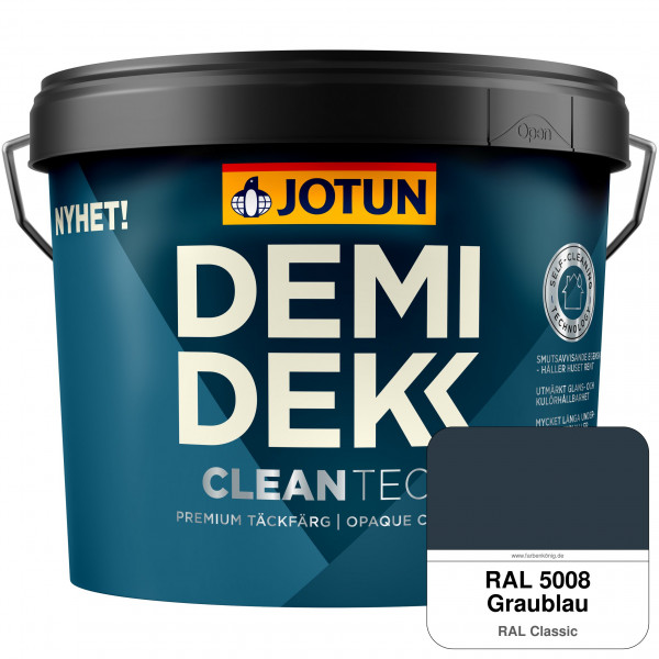 DEMIDEKK Cleantech (ehemals Demidekk Optimal, Demidekk Ultimate Täckfärg) - Deckende Holzfarbe für A