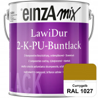 einzA LawiDur 2-K-PU-Buntlack - Seidenglanz (RAL 1027 Currygelb)