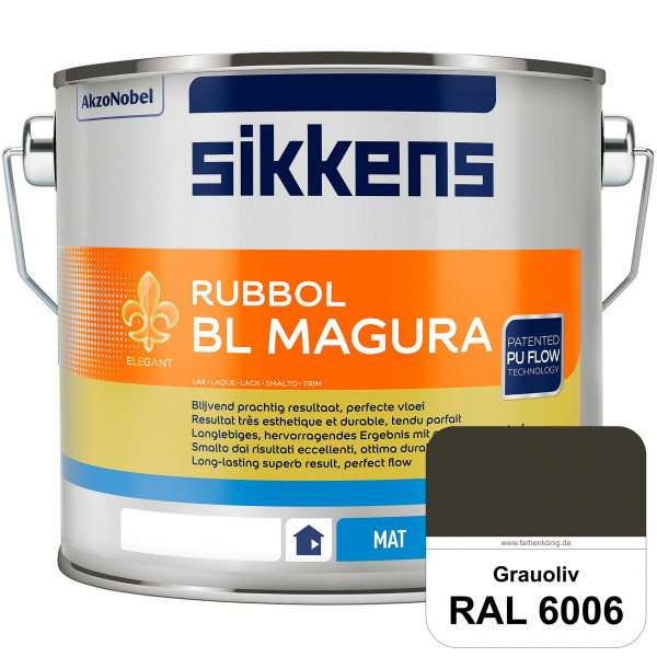 Rubbol BL Magura (RAL 6006 Grauoliv) matter PU-Lack (wasserbasiert) innen & außen