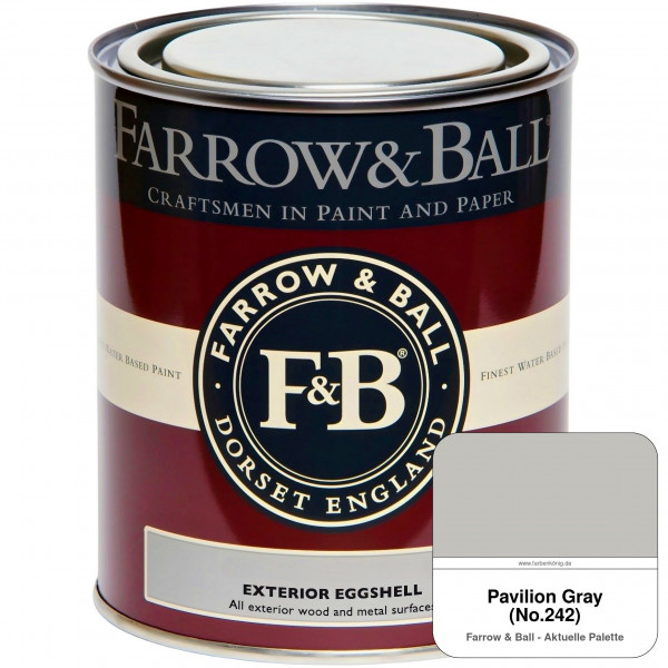 Exterior Eggshell (Pavilion Gray No. 242)