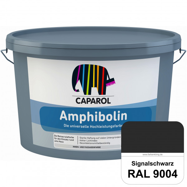 Amphibolin (RAL 9004 Signalschwarz) Universalfarbe auf Reinacrylbasis innen & außen