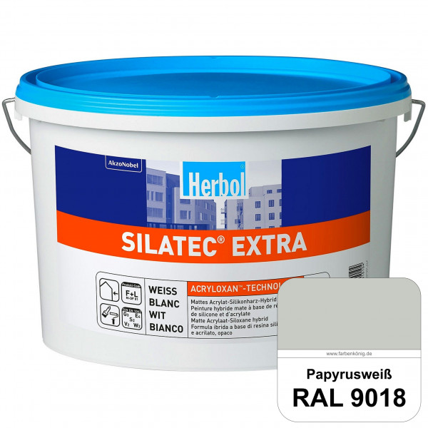 Silatec Extra (RAL 9018 Papyrusweiß) Siliconharz-Hybrid-Fassadenfarbe