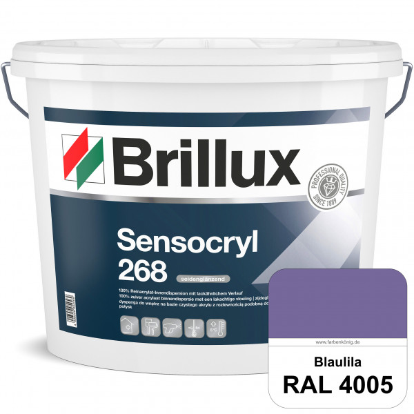 Sensocryl ELF 268 (RAL 4005 Blaulila) hochwertige seidenglänzende & strapazierfähige Reinacrylat-Inn
