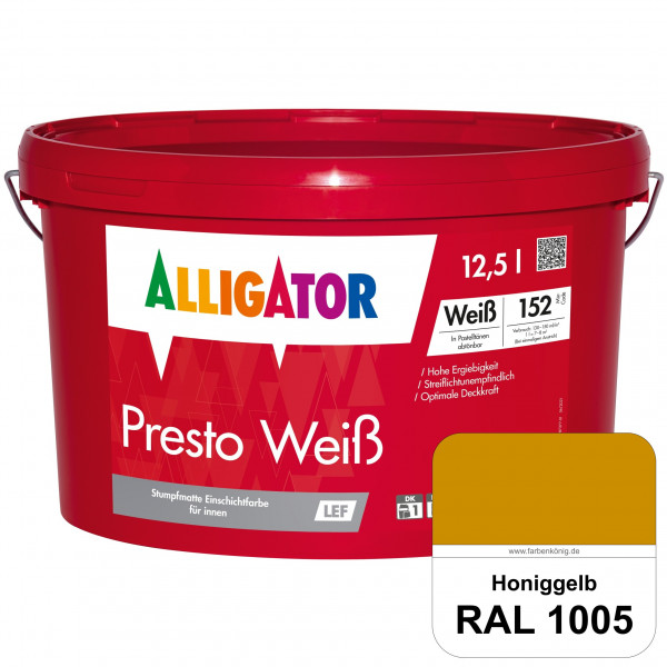 Presto Weiß LEF (RAL 1005 Honiggelb)