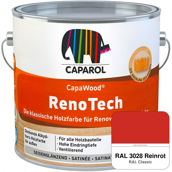 CapaWood® RenoTech (RAL 3028 Reinrot) - ersetzt Capadur RenoTech