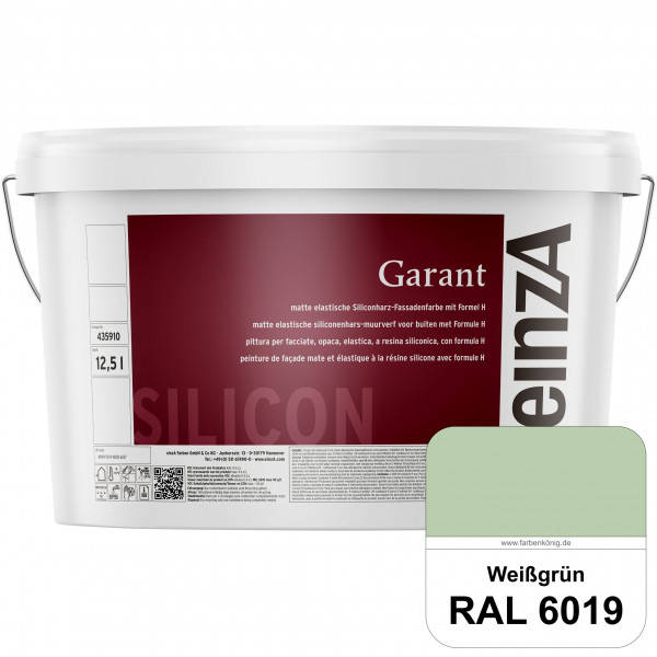einzA Garant (RAL 6019 Weißgrün) elastische Siliconharz-Fassadenfarbe