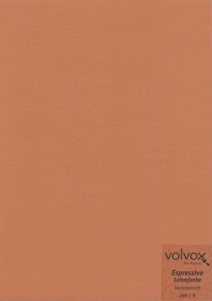 Volvox Espressivo Lehmfarbe (Backsteinrot)