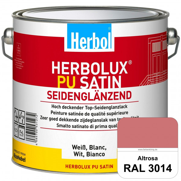 Herbolux PU Satin (RAL 3014 Altrosa) Top-PU-Seidenglanzlack (Innen & Außen)