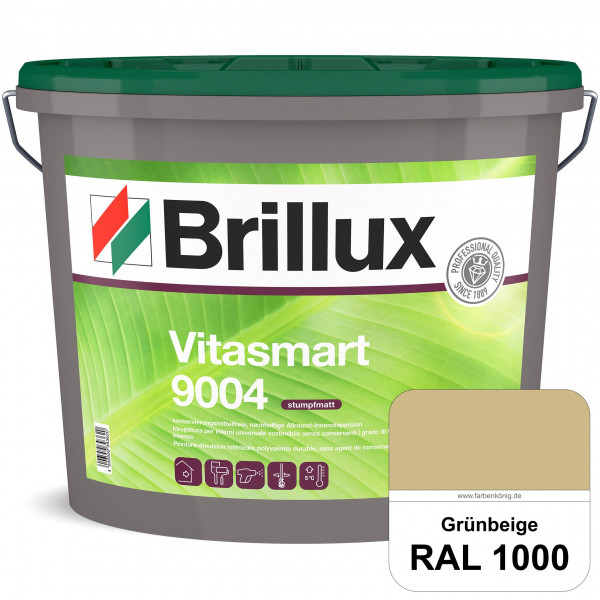 Vitasmart 9004 (RAL 1000 Grünbeige) Hochwertige matte konservierungsmittelfreie Innendispersion für