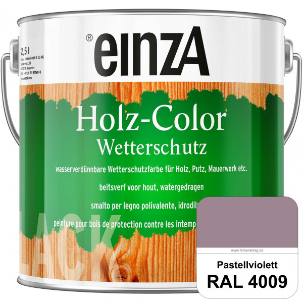 einzA Holz-Color (RAL 4009 Pastellviolett) Wetterschutzfarbe für außen