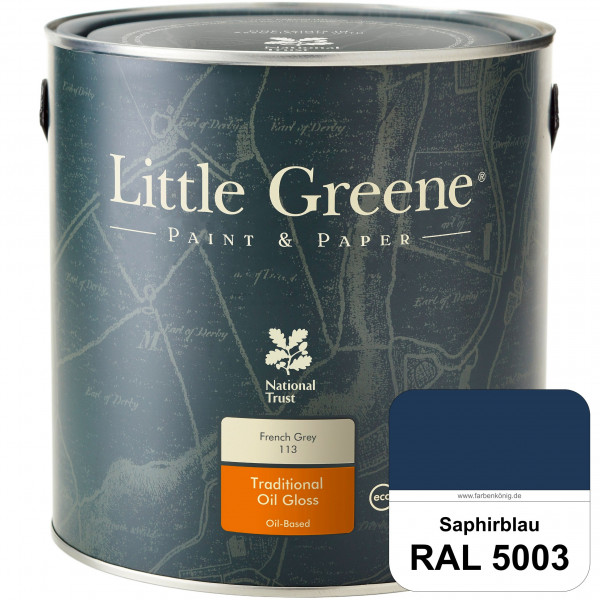 Traditional Oil Gloss (RAL 5003 Saphirblau)