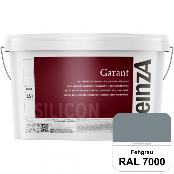 einzA Garant (RAL 7000 Fehgrau) elastische Siliconharz-Fassadenfarbe