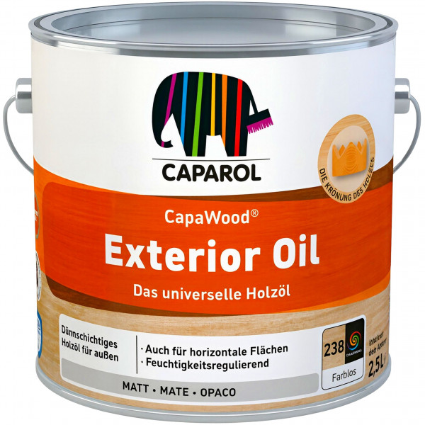 CapaWood® Exterior Oil (Farblos) - ersetzt Capadur Holz-Öl
