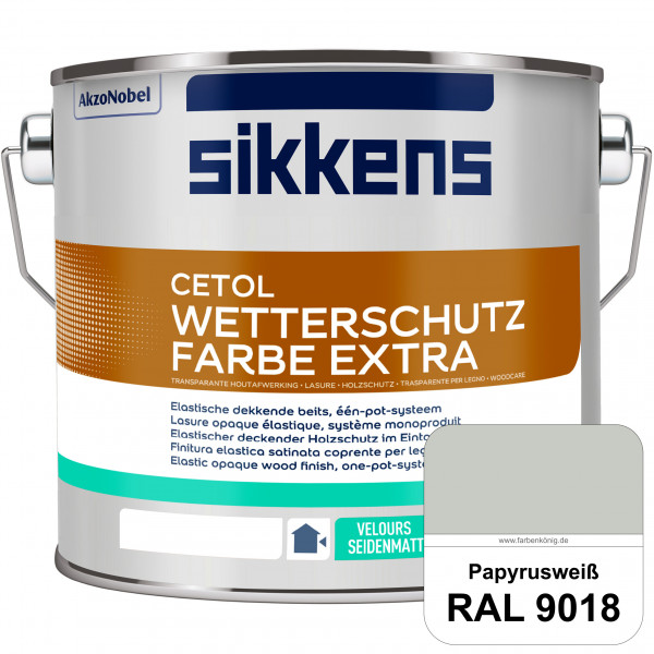 Cetol Wetterschutzfarbe Extra (RAL 9018 Papyrusweiß)