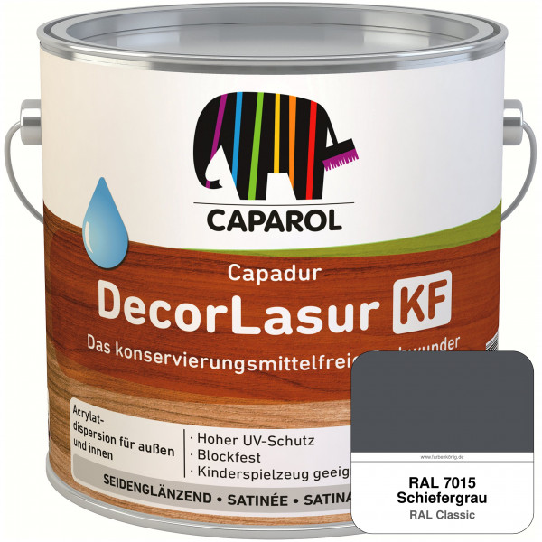 Caparol Capadur DecorLasur KF (RAL 7015 Schiefergrau)