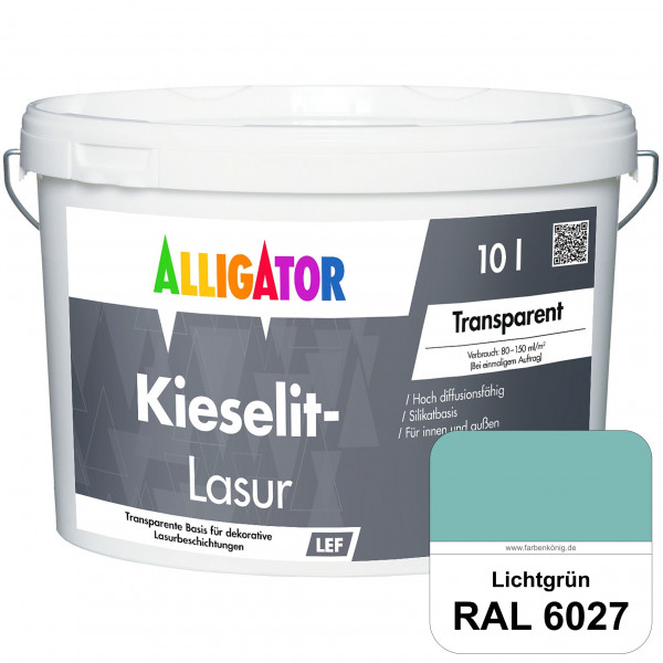 Kieselit-Lasur (RAL 6027 Lichtgrün)
