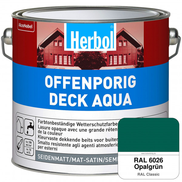 Offenporig-Deck Aqua (RAL 6026 Opalgrün)