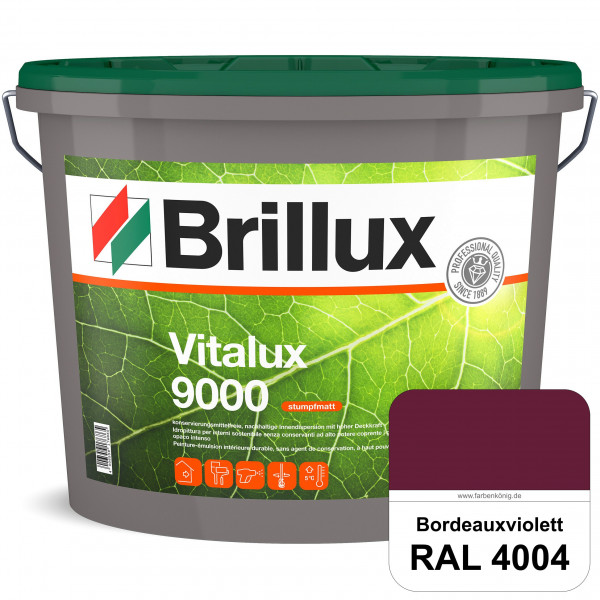Vitalux 9000 (RAL 4004 Bordeauxviolett) konservierungsmittelfreie Innendispersion für Kinder- & Schl