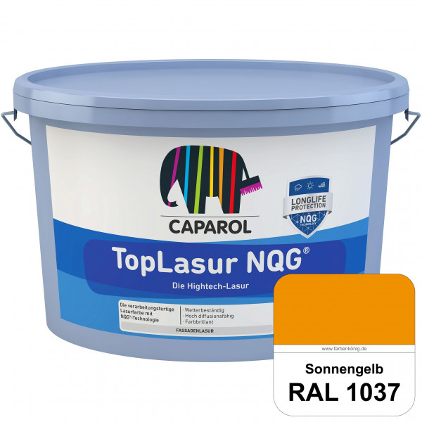 TopLasur NQG® (RAL 1037 Sonnengelb) Verarbeitungsfertige Lasur auf Basis der Nano-Quarz-Gitter Techn