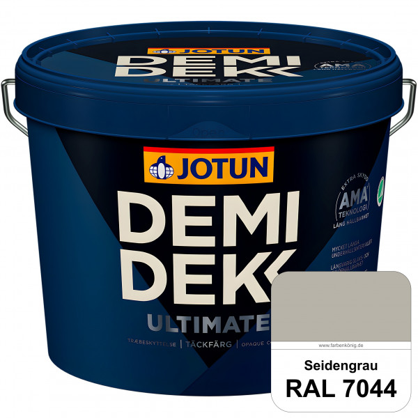 DEMIDEKK ULTIMATE Täckfärg - Deckende Holzfarbe (RAL 7044 Seidengrau)