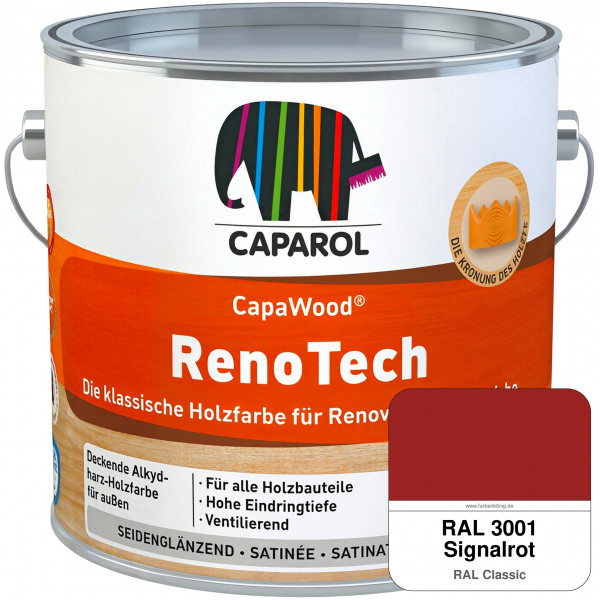 CapaWood® RenoTech (RAL 3001 Signalrot) - ersetzt Capadur RenoTech