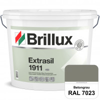 Extrasil 1911 TSR-Formel (RAL 7023 Betongrau) Fassaden- und Egalisierungsfarbe auf Silikatbasis für 