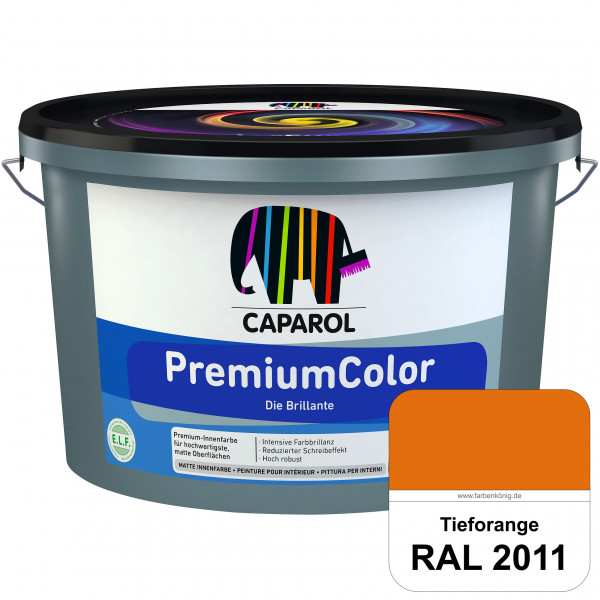 PremiumColor (RAL 2011 Tieforange) Premium Farbbrillanz & hohe Strapazierfähigkeit