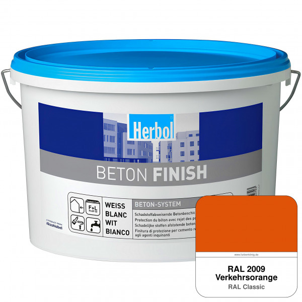 Beton Finish (RAL 2009 Verkehrsorange)
