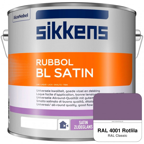 Rubbol BL Satin (RAL 4001 Rotlila) hochelastischer & seidenglänzender Lack (wasserbasiert) innen & a