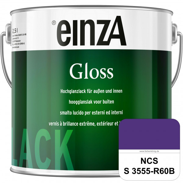 einzA Gloss (NCS S 3555-R60B) Hochwertiger Alkydharzlack in Premium-Qualität, hochglänzend.