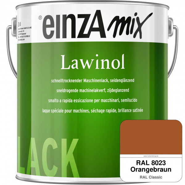 einzA Lawinol seidenglänzend (RAL 8023 Orangebraun)