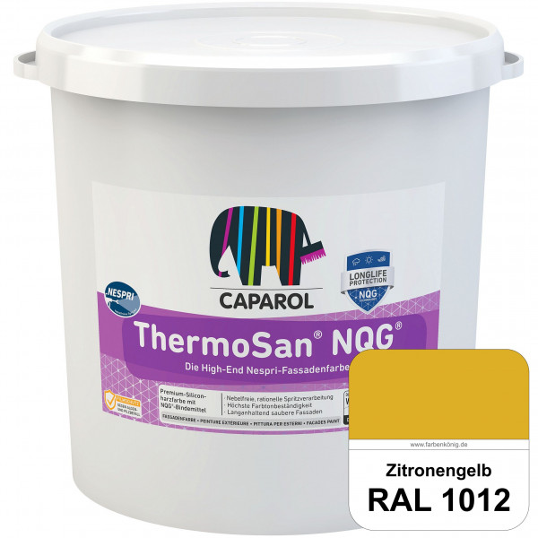 ThermoSan® NQG® Nespri (RAL 1012 Zitronengelb) Siliconharz-Bindemittelkombination mit integrierter N