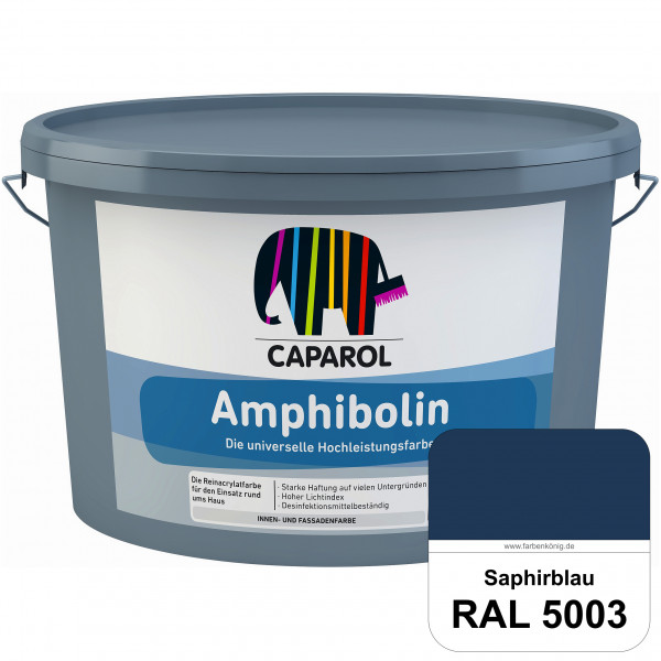 Amphibolin (RAL 5003 Saphirblau) Universalfarbe auf Reinacrylbasis innen & außen