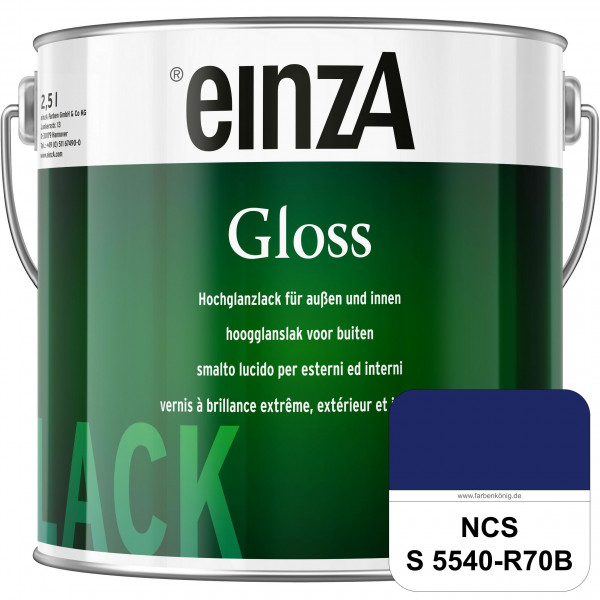 einzA Gloss (NCS S 5540-R70B) Hochwertiger Alkydharzlack in Premium-Qualität, hochglänzend.