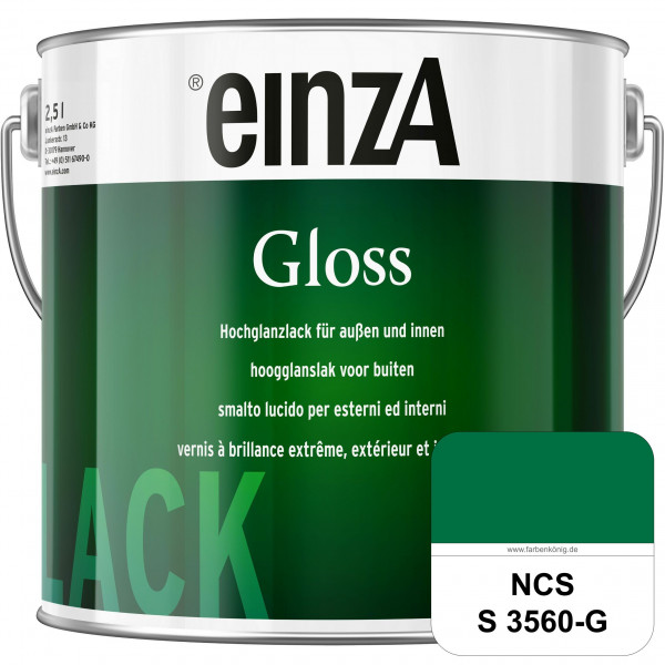 einzA Gloss (NCS S 3560-G) Hochwertiger Alkydharzlack in Premium-Qualität, hochglänzend.