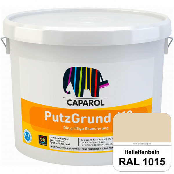 Putzgrund 610 (RAL 1015 Hellelfenbein) Wasserverdünnbare & haftvermittelnde gefüllte SpezialGrundier