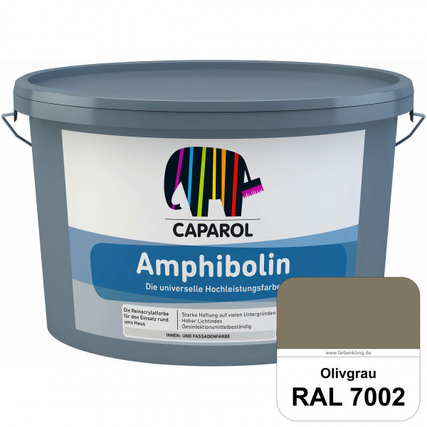Amphibolin (RAL 7002 Olivgrau) Universalfarbe auf Reinacrylbasis innen & außen
