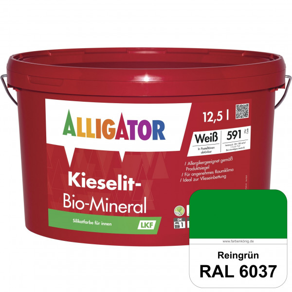 Kieselit-Bio-Mineral LKF (RAL 6037 Reingrün)