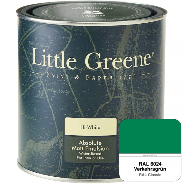 Absolute Matt Emulsion - Sample Pot 250 ml (RAL 6024 Verkehrsgrün)