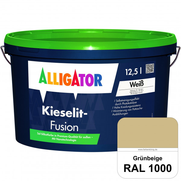 Kieselit Fusion (RAL 1000 Grünbeige)