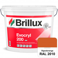 Evocryl 200 (RAL 2010 Signalorange) Verschmutzungsunempfindliche 100% Reinacrylat Fassadenfarbe