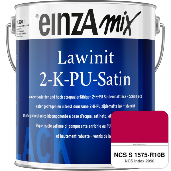 einzA Lawinit 2-K-PU Satin Stammlack (NCS S 1575-R10B)
