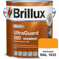 Lignodur UltraGuard 580 (Dauerschutzlasur 580) RAL 1033 Dahliengelb