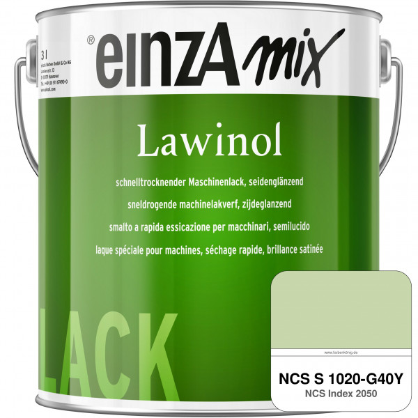 einzA Lawinol seidenglänzend (NCS S 1020-G40Y)