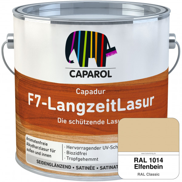 Capadur F7-LangzeitLasur (RAL 1014 Elfenbein)