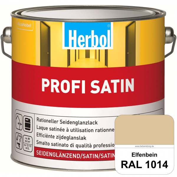 Profi Satin (RAL 1014 Elfenbein) seidenglänzender Lack (Innen & Außen)